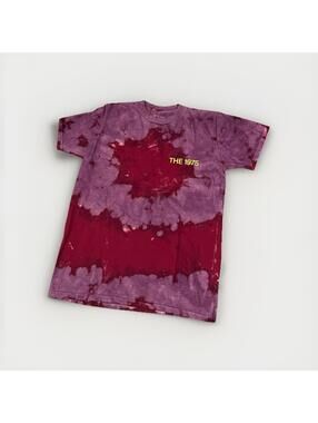 The 1975 Tie Dye T Shirt The Birthday Party Back Graphic Size M